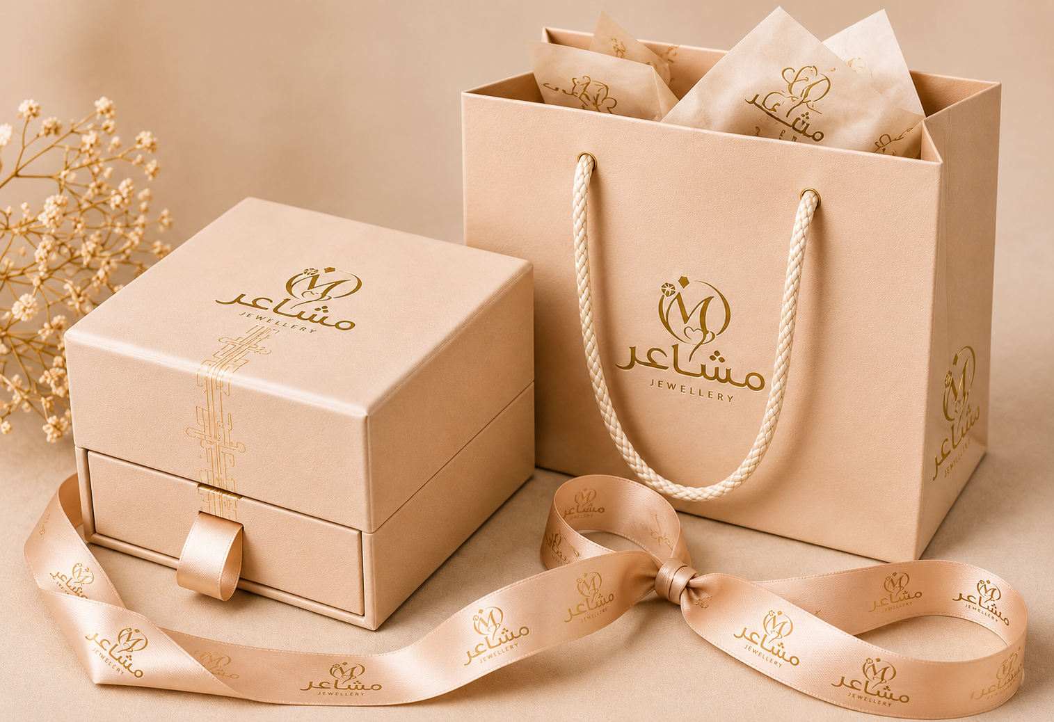 How the Mashaer QR Memory keepsake card works with children's jewellery | بطاقة ذكرى QR من مشاعر